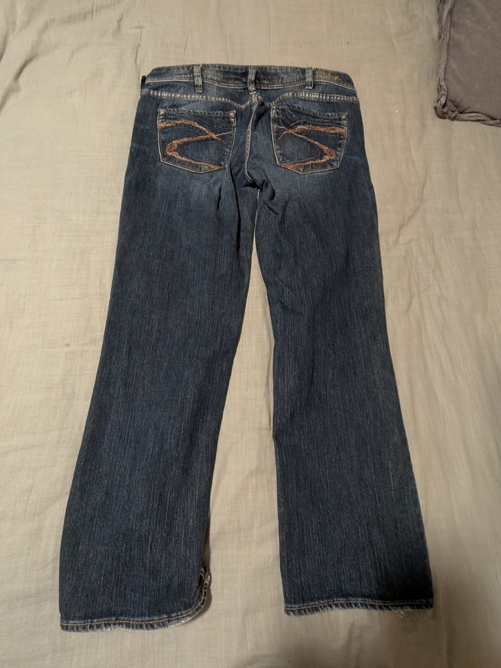 Silver Aiko Jeans Women's Dark Blue Bootcut Denim